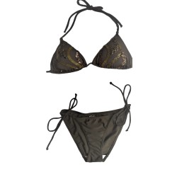 Costume donna completo mutanda reggiseno colore marrone taglia S marca DATCH