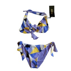 Costume donna completo mutanda reggiseno taglia 2 S colore viola marca MARGARITA