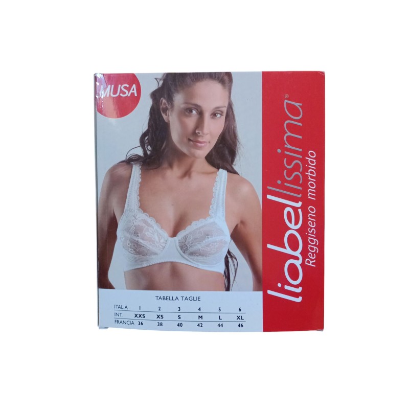 Reggiseno LIABEL modello MUSA colore Nero taglia 2 in pizzo Reggiseno LIABEL modello MUSA colore Nero taglia 2 in pizzo
