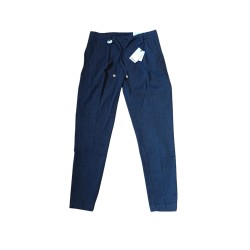 Pantaloni chino loose fit sorbino  taglia 44-46-48-50  colore blu antracite